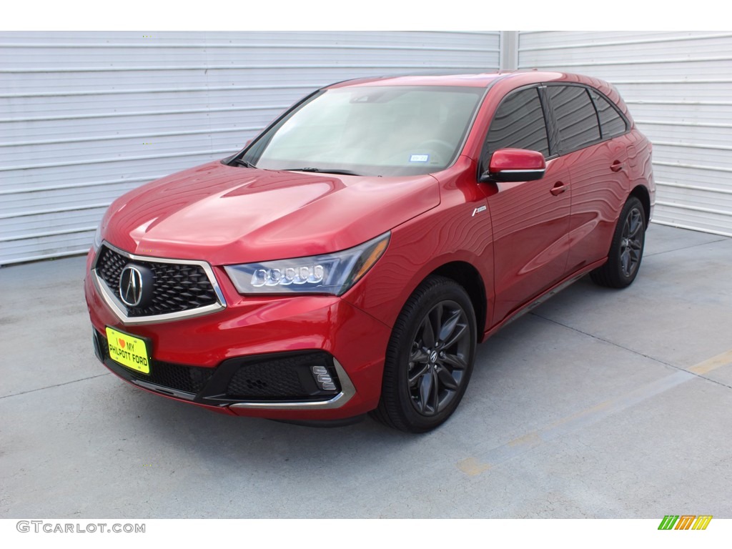 2020 MDX A Spec AWD - Performance Red Pearl / Ebony photo #4