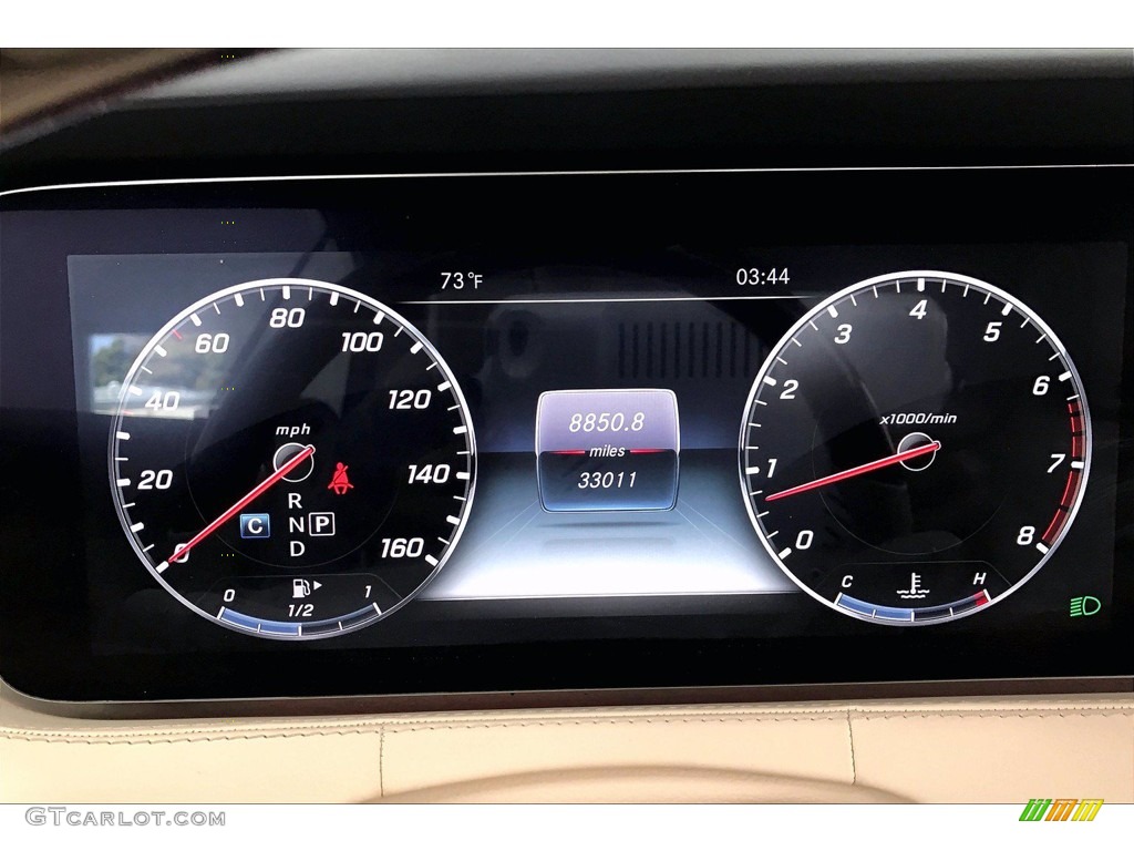 2018 Mercedes-Benz S 560 Cabriolet Gauges Photo #139000778