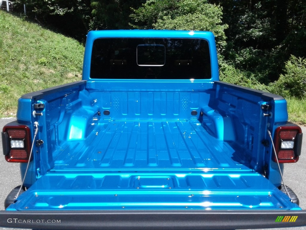 2020 Gladiator Rubicon 4x4 - Hydro Blue Pearl / Black/Dark Saddle photo #7