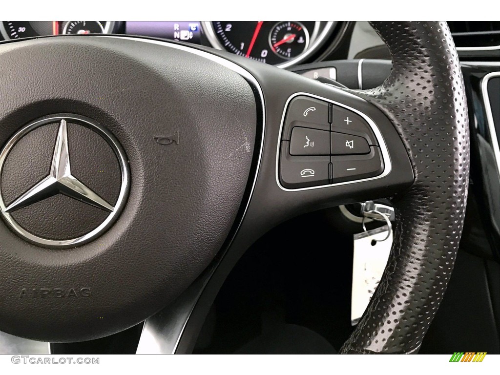 2017 Mercedes-Benz GLE 350 Espresso Brown Steering Wheel Photo #139002251