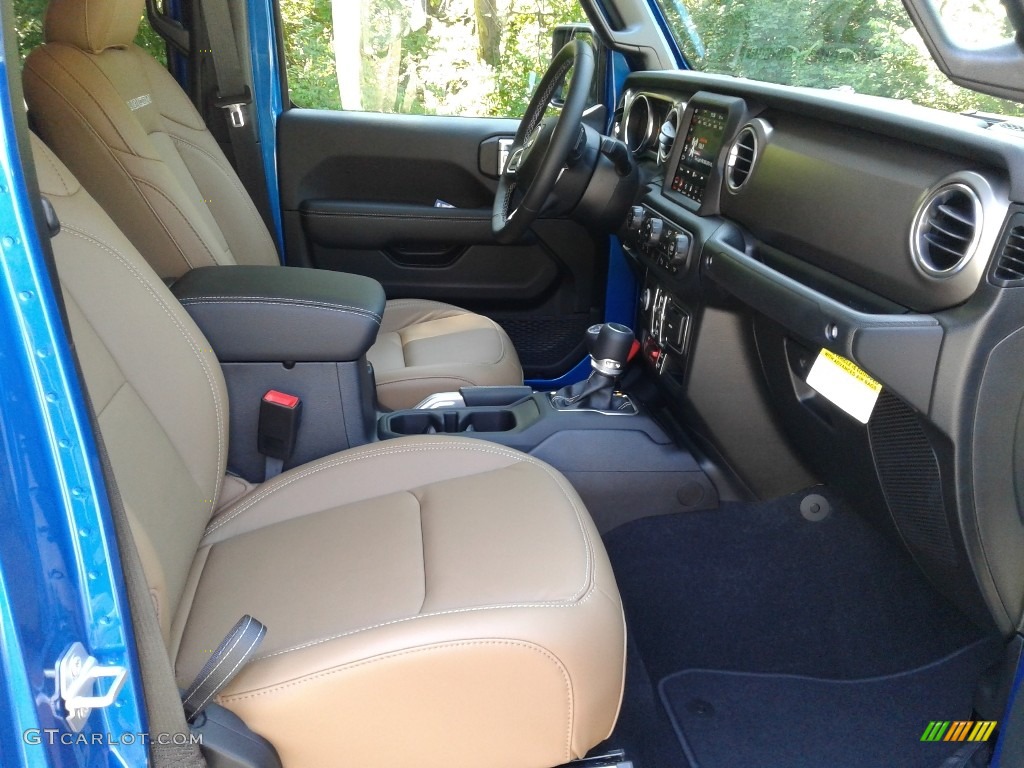 2020 Gladiator Rubicon 4x4 - Hydro Blue Pearl / Black/Dark Saddle photo #16