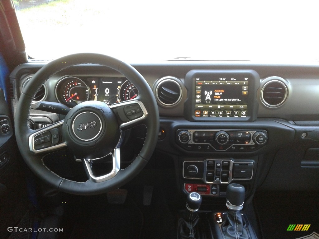 2020 Gladiator Rubicon 4x4 - Hydro Blue Pearl / Black/Dark Saddle photo #17