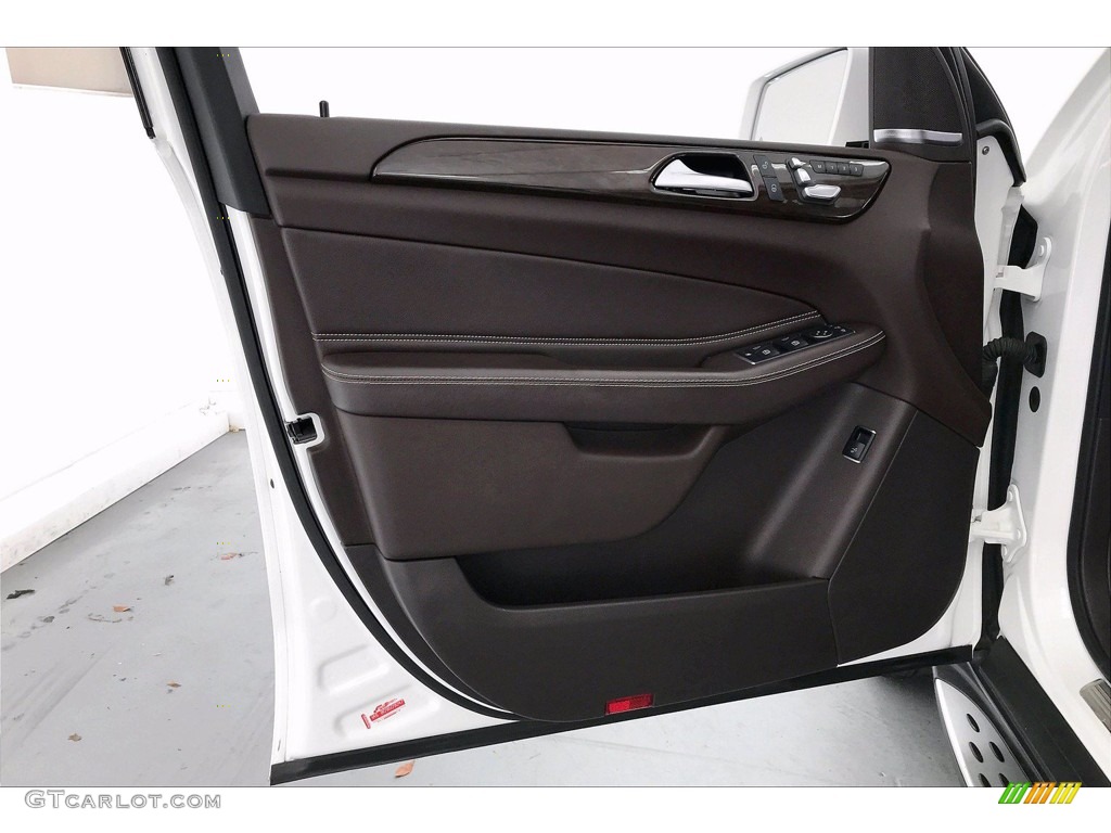 2017 Mercedes-Benz GLE 350 Espresso Brown Door Panel Photo #139002365