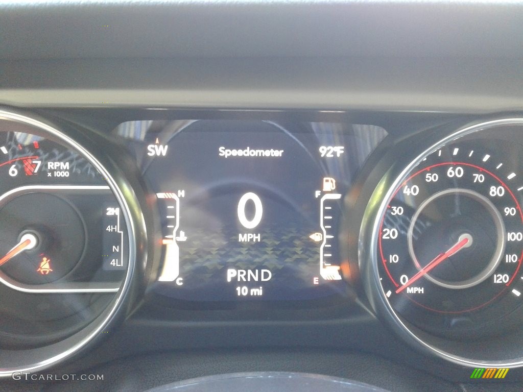 2020 Gladiator Rubicon 4x4 - Hydro Blue Pearl / Black/Dark Saddle photo #20