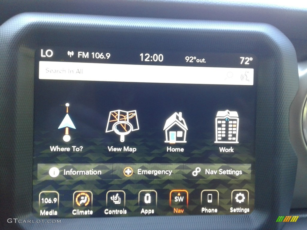 2020 Gladiator Rubicon 4x4 - Hydro Blue Pearl / Black/Dark Saddle photo #22