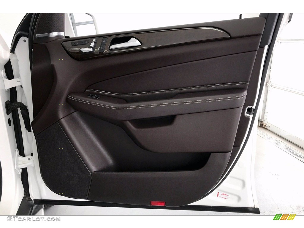 2017 Mercedes-Benz GLE 350 Espresso Brown Door Panel Photo #139002455