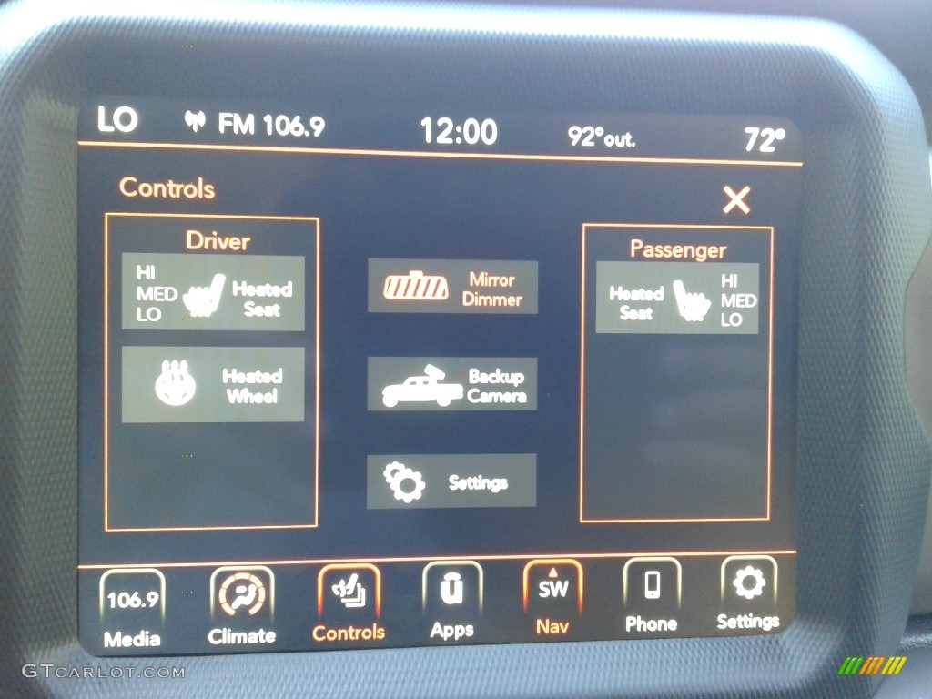 2020 Gladiator Rubicon 4x4 - Hydro Blue Pearl / Black/Dark Saddle photo #24