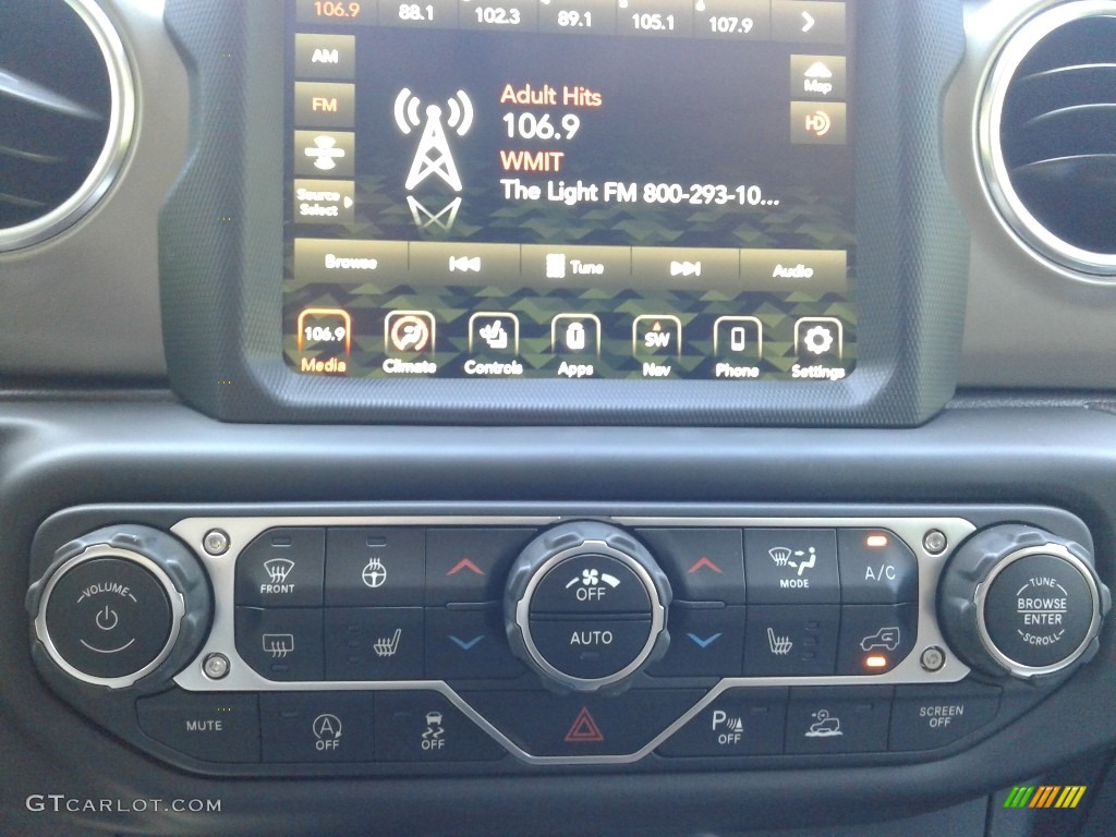 2020 Gladiator Rubicon 4x4 - Hydro Blue Pearl / Black/Dark Saddle photo #26