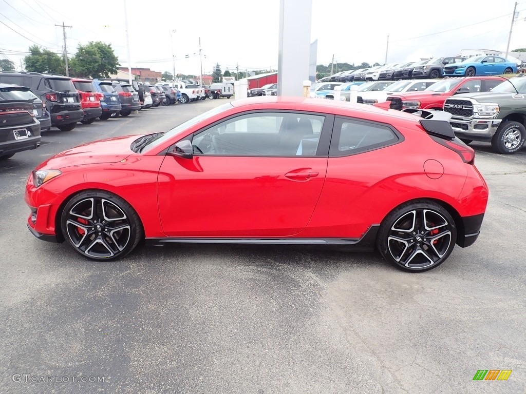 Racing Red 2019 Hyundai Veloster N Exterior Photo #139003130