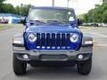 2020 Ocean Blue Metallic Jeep Wrangler Unlimited Sport 4x4  photo #2