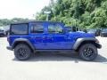 2020 Ocean Blue Metallic Jeep Wrangler Unlimited Willys 4x4  photo #4