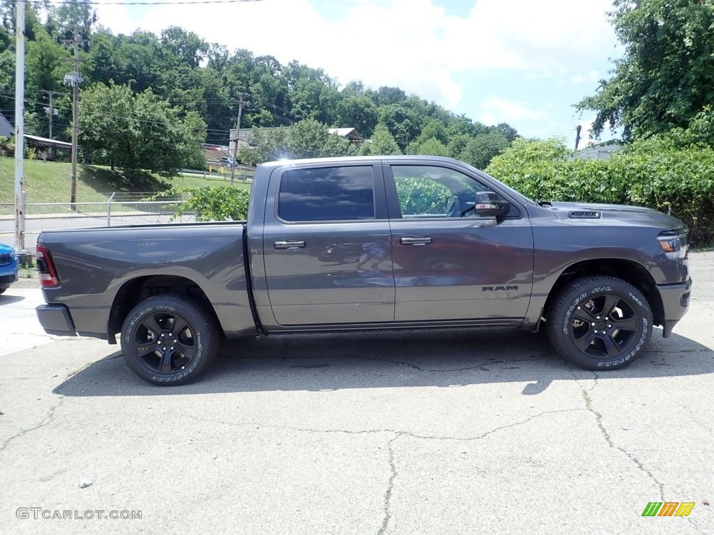 2020 1500 Big Horn Night Edition Crew Cab 4x4 - Granite Crystal Metallic / Black photo #4