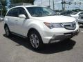 2008 Aspen White Pearl Acura MDX Technology  photo #7