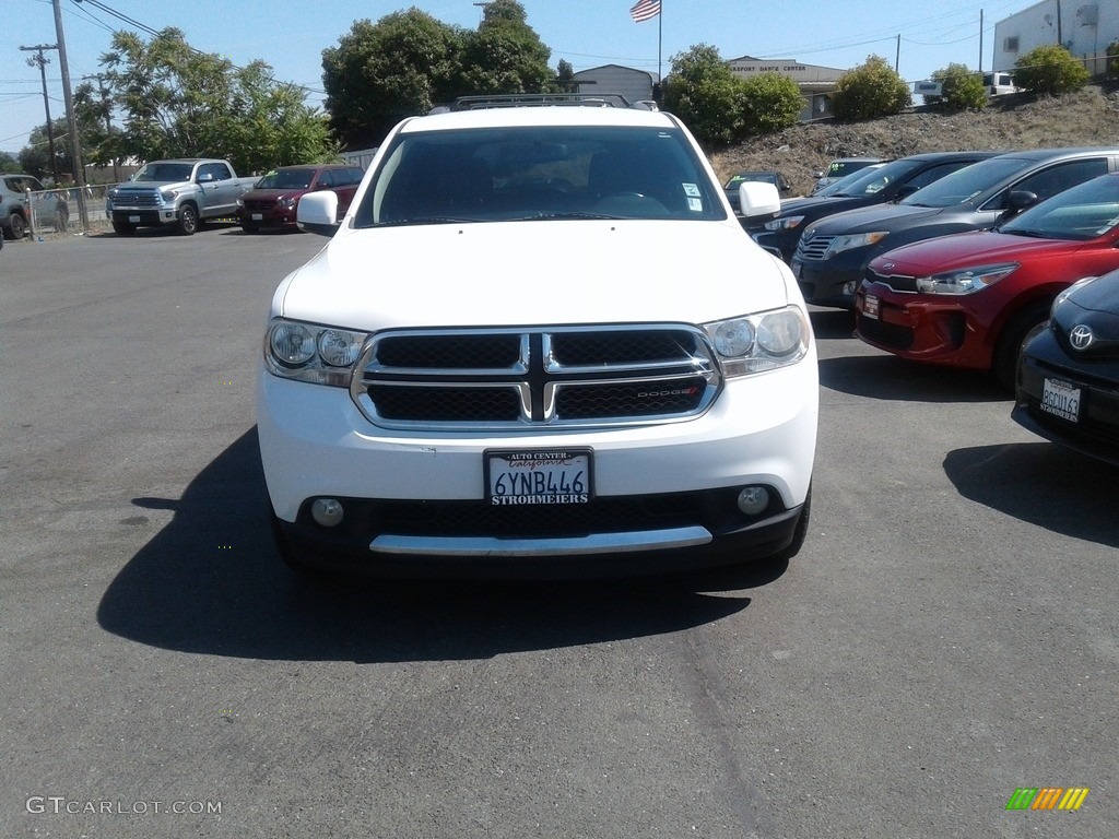 2013 Durango Crew - Bright White / Black photo #4