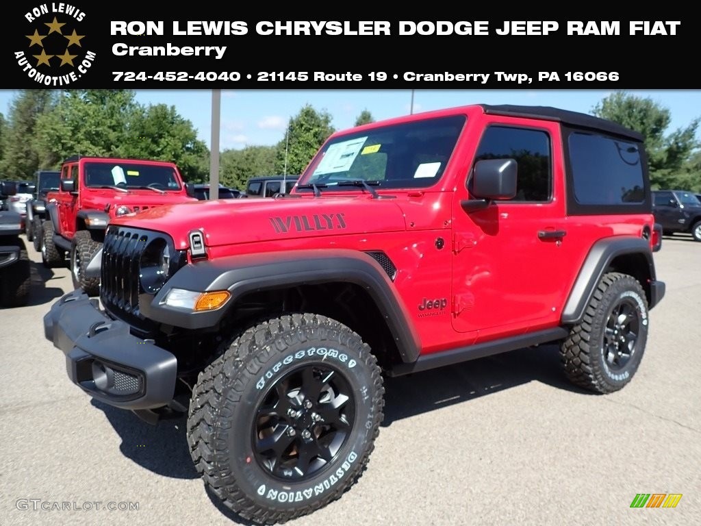 Firecracker Red Jeep Wrangler