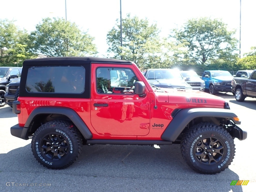 Firecracker Red 2020 Jeep Wrangler Willys 4x4 Exterior Photo #139006516