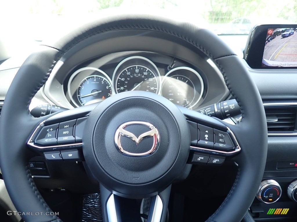 2020 Mazda CX-5 Sport AWD Black Steering Wheel Photo #139006962