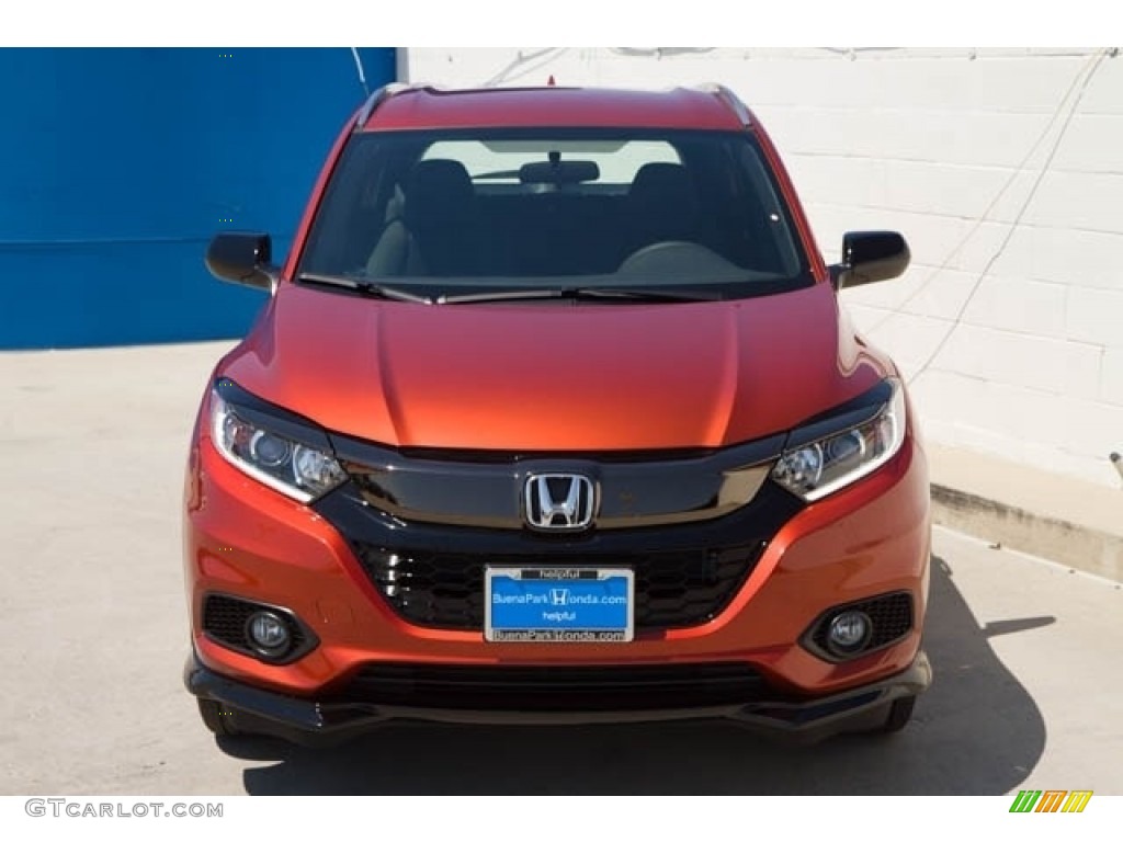 2020 HR-V Sport - Orangeburst Metallic / Black photo #3