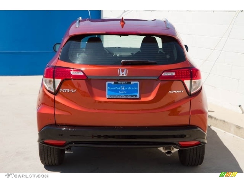 2020 HR-V Sport - Orangeburst Metallic / Black photo #5