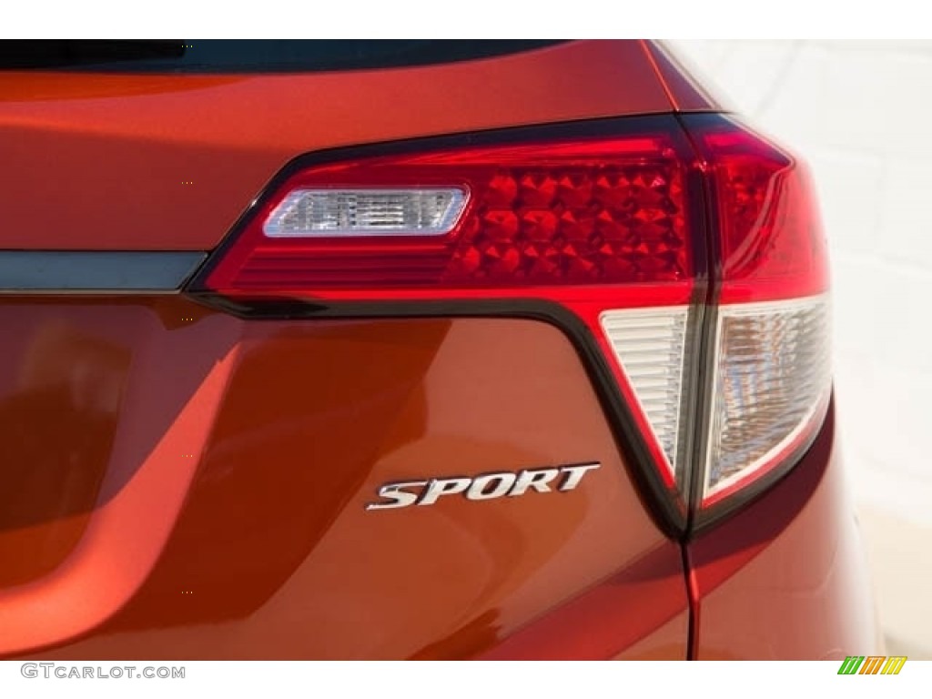 2020 HR-V Sport - Orangeburst Metallic / Black photo #7