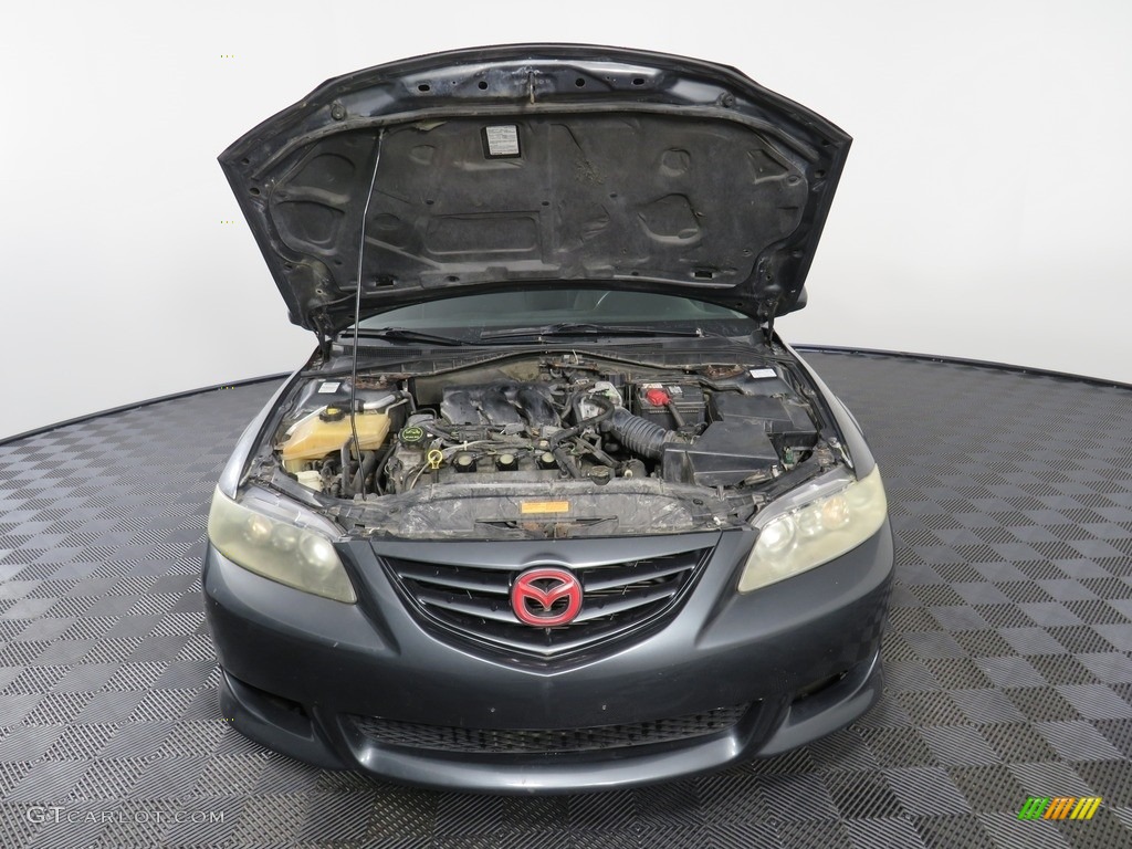 2005 MAZDA6 s Sport Hatchback - Steel Gray Metallic / Black photo #7