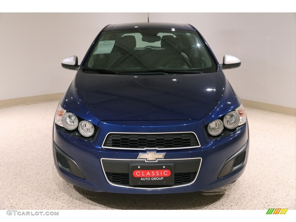 2013 Sonic LS Hatch - Blue Topaz Metallic / Jet Black/Dark Titanium photo #2