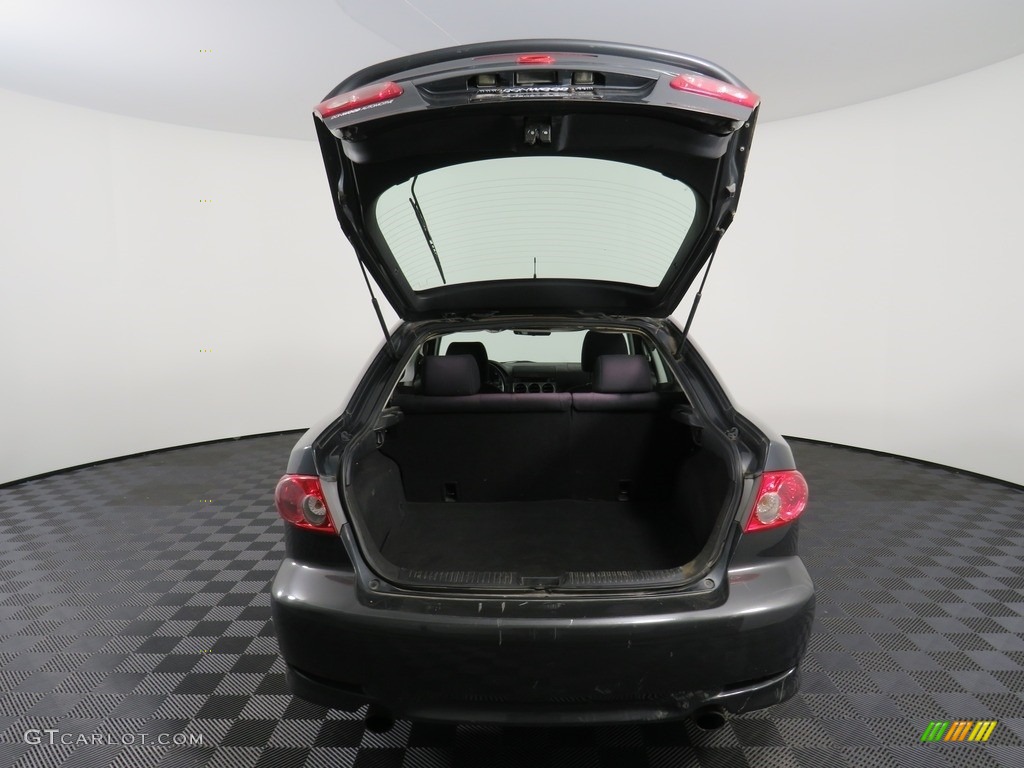 2005 MAZDA6 s Sport Hatchback - Steel Gray Metallic / Black photo #14