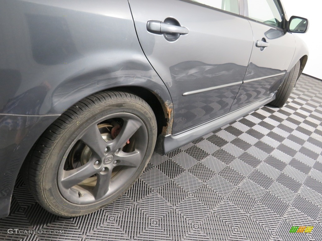 2005 MAZDA6 s Sport Hatchback - Steel Gray Metallic / Black photo #17