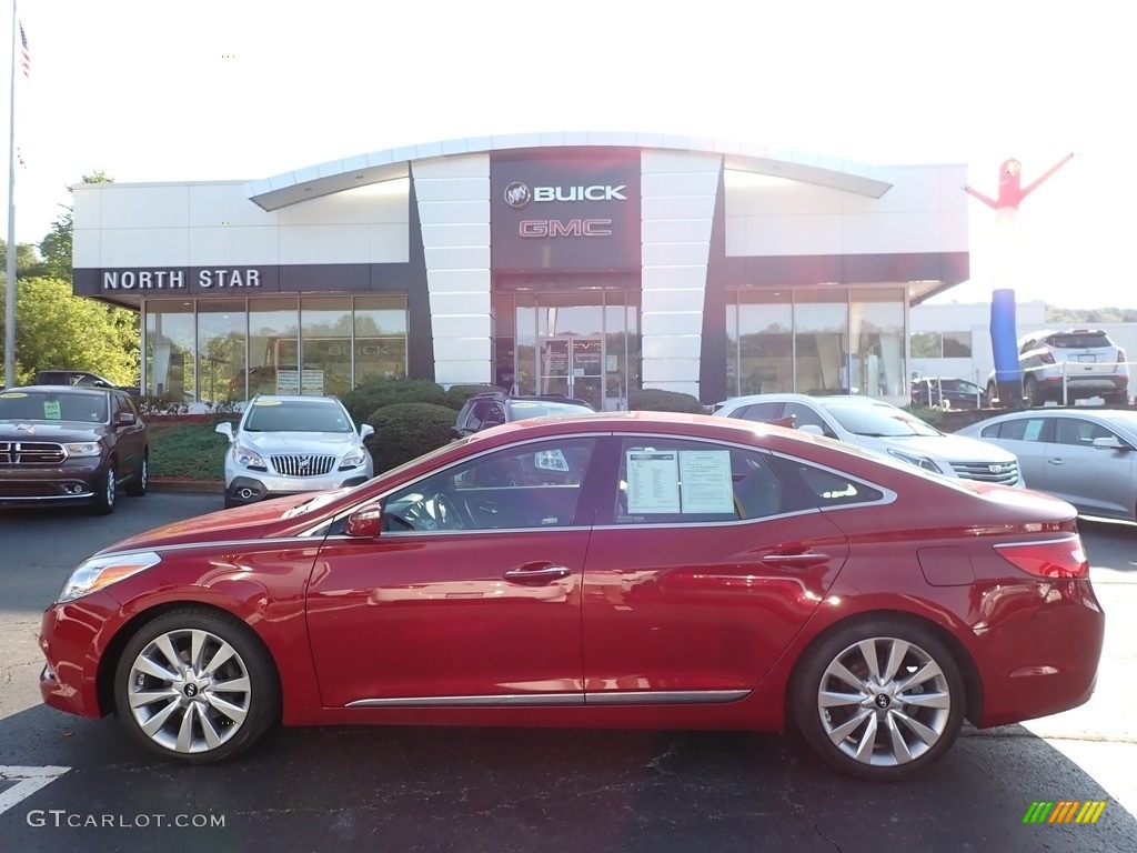 2012 Azera  - Venetian Red Pearl / Black photo #1