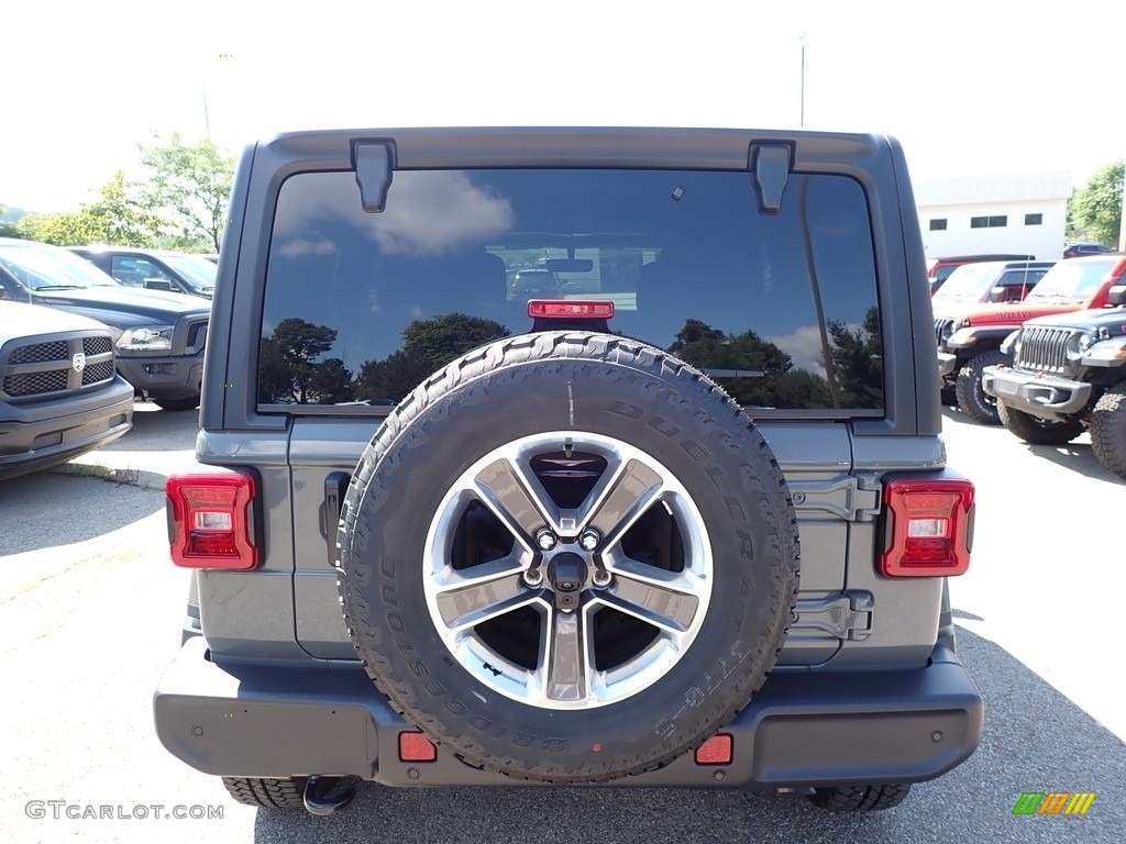 2020 Wrangler Unlimited Sahara 4x4 - Sting-Gray / Black photo #6