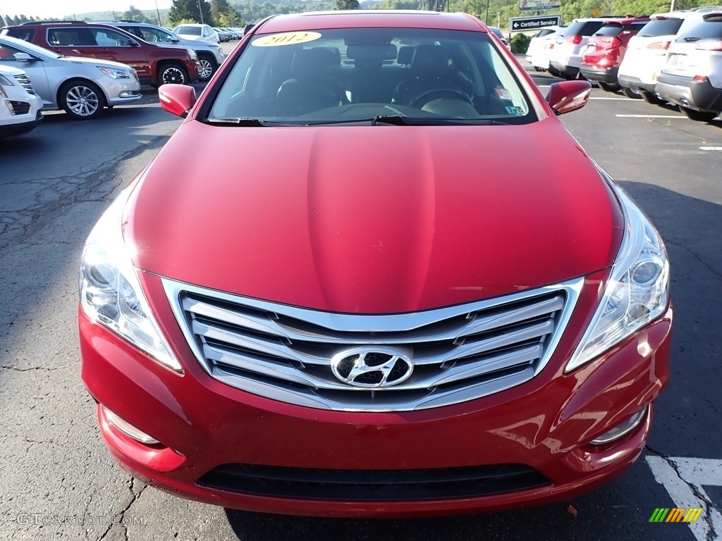 2012 Azera  - Venetian Red Pearl / Black photo #3