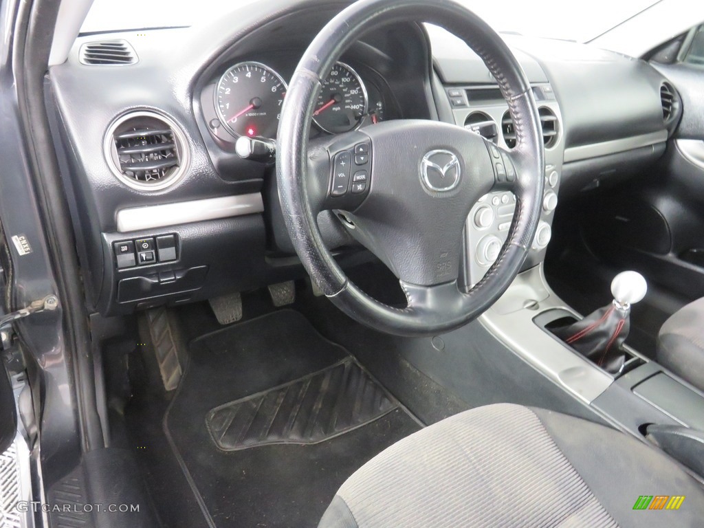 2005 MAZDA6 s Sport Hatchback - Steel Gray Metallic / Black photo #21