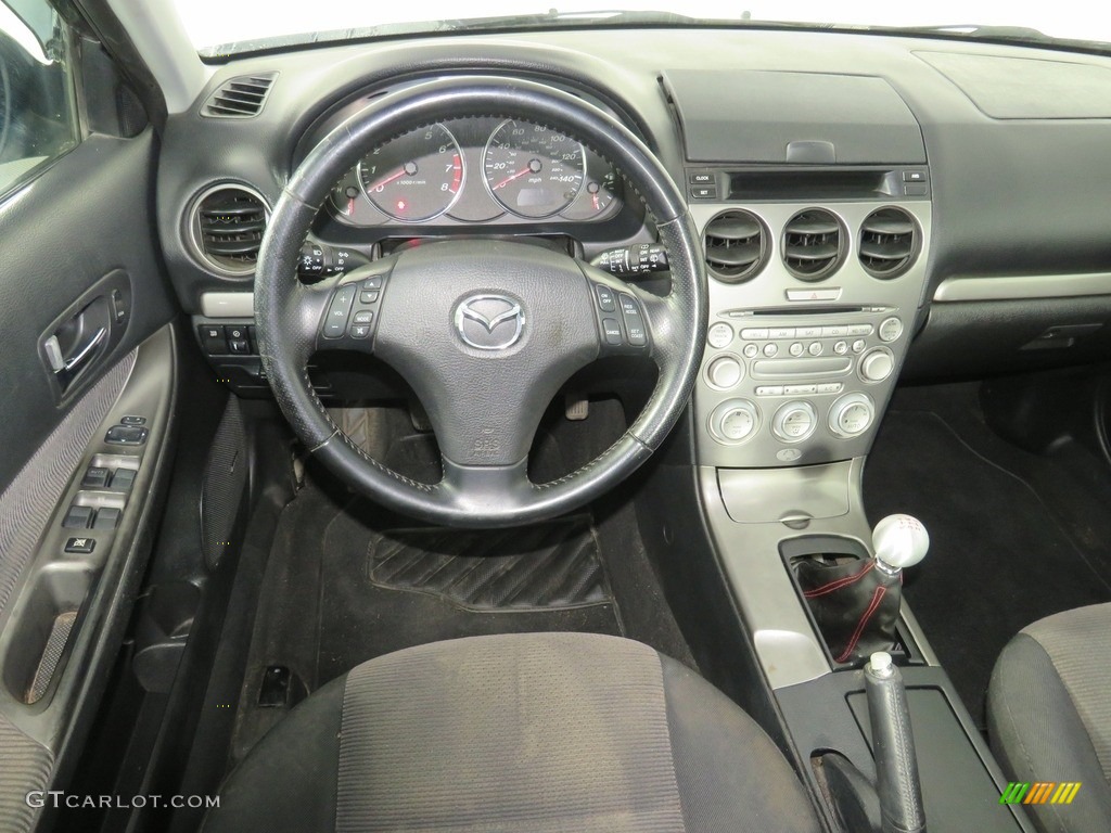 2005 MAZDA6 s Sport Hatchback - Steel Gray Metallic / Black photo #25