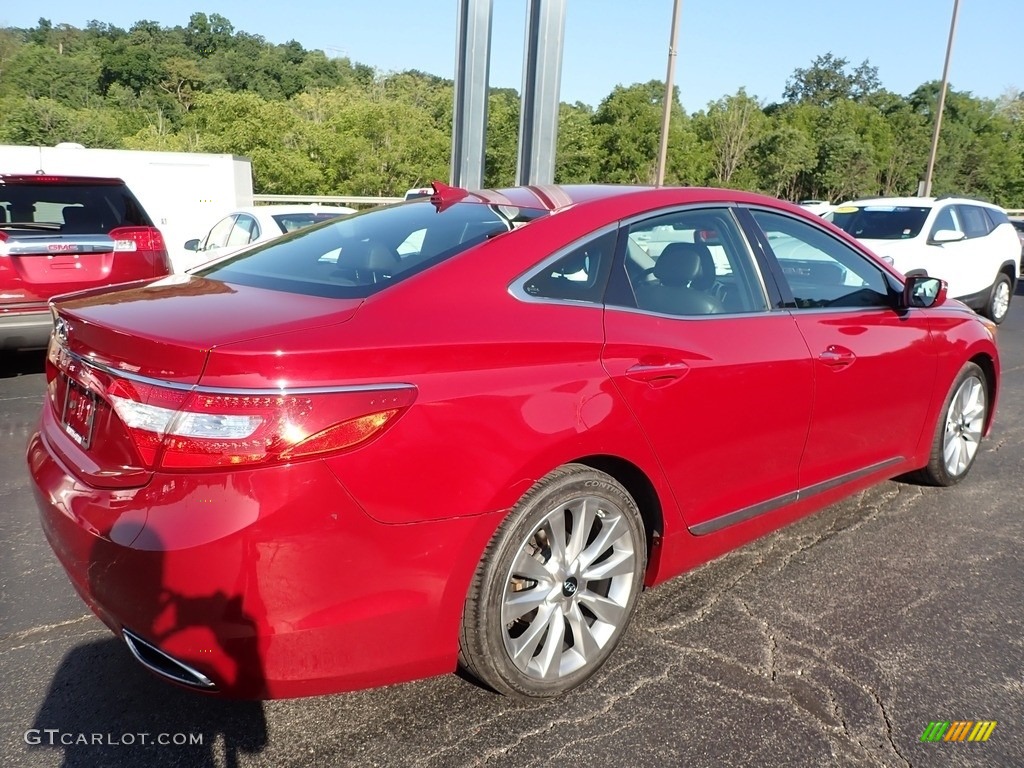 2012 Azera  - Venetian Red Pearl / Black photo #9
