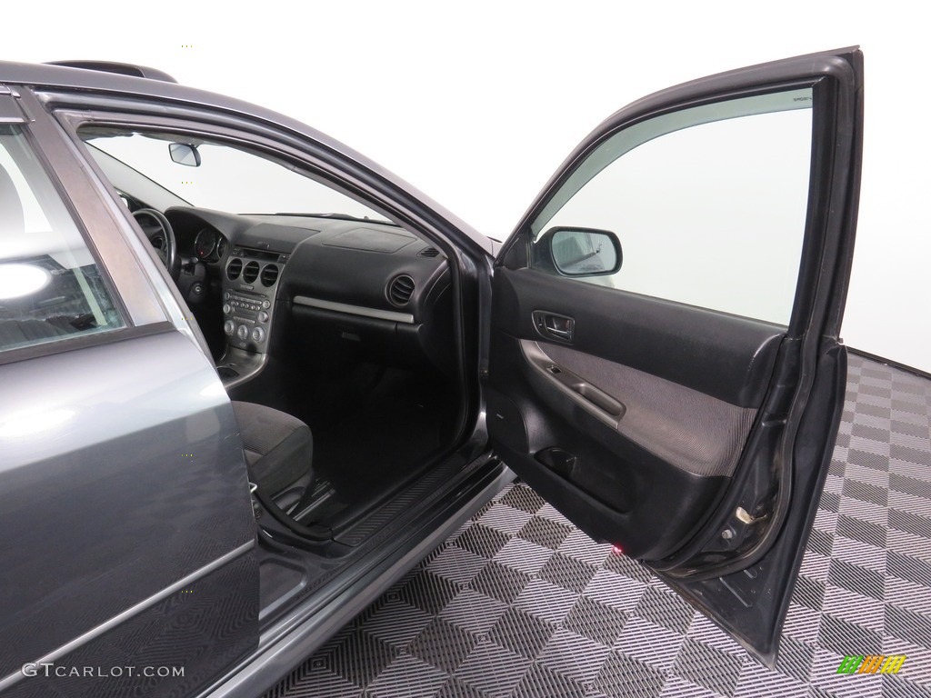 2005 MAZDA6 s Sport Hatchback - Steel Gray Metallic / Black photo #28