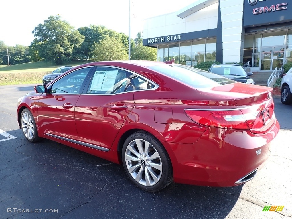 2012 Azera  - Venetian Red Pearl / Black photo #12