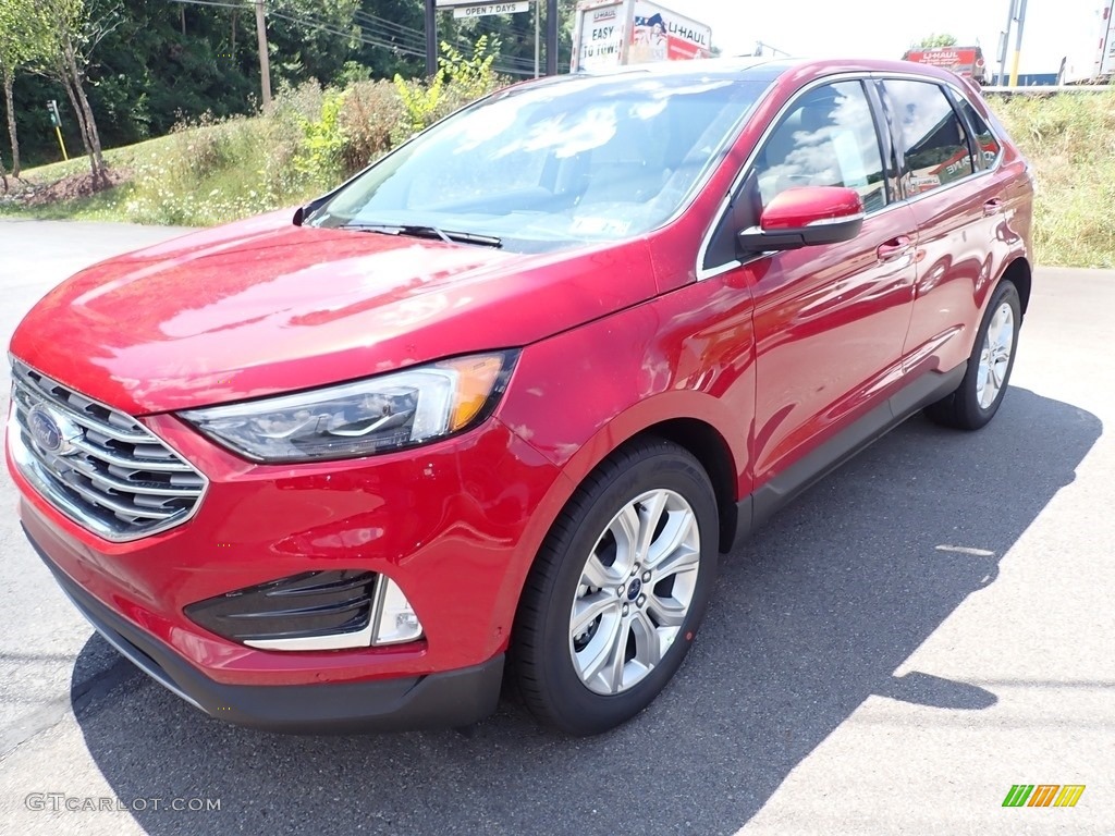 2020 Rapid Red Metallic Ford Edge Titanium AWD 139005883 Photo 5 2020-rapid-red-metallic-ford-edge-titanium-awd-139005883-photo-5