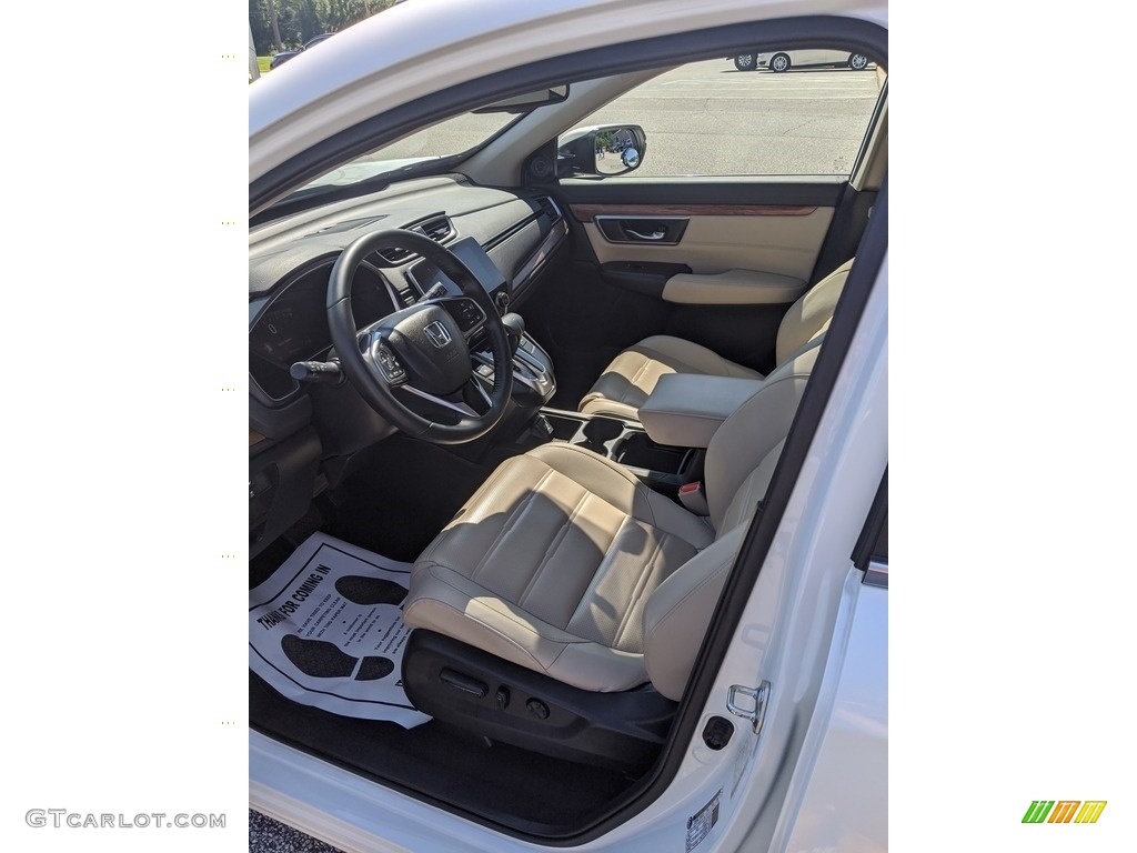 2018 CR-V Touring AWD - White Diamond Pearl / Black photo #6