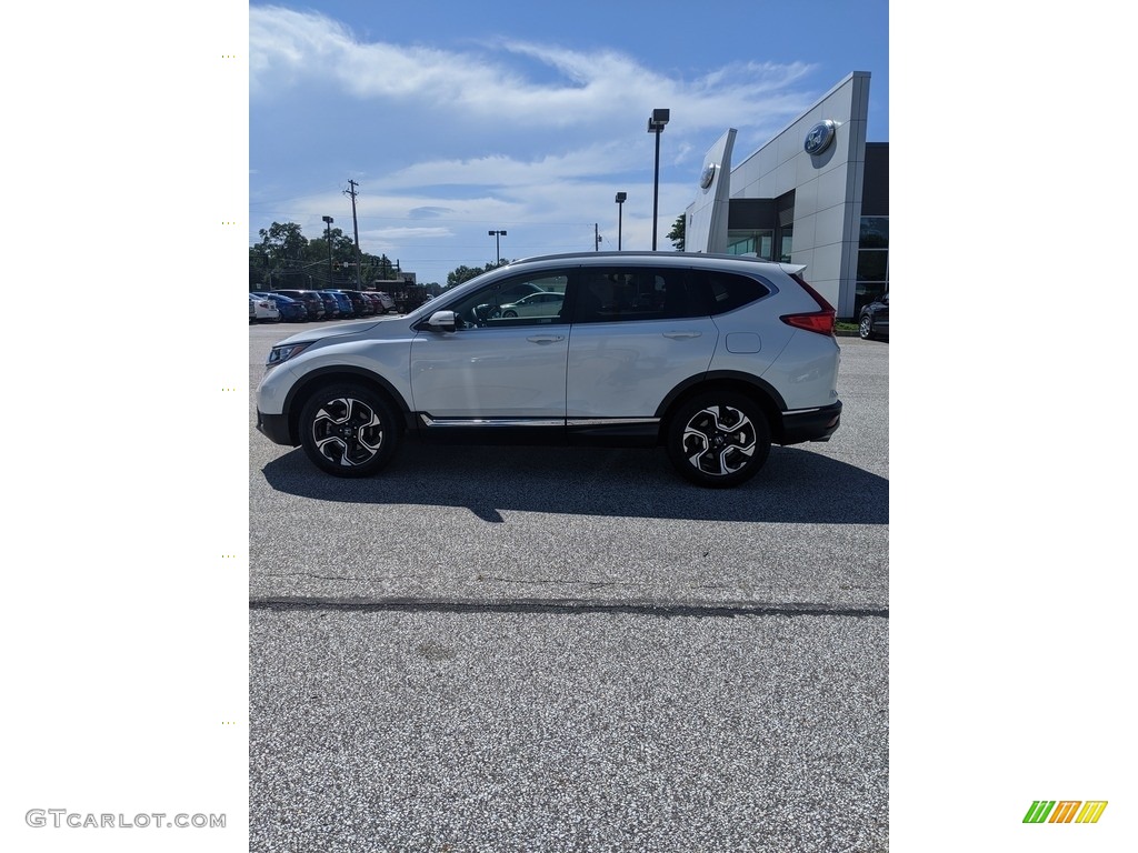 2018 CR-V Touring AWD - White Diamond Pearl / Black photo #9