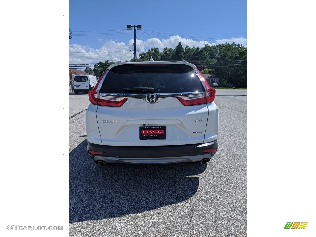 2018 CR-V Touring AWD - White Diamond Pearl / Black photo #11
