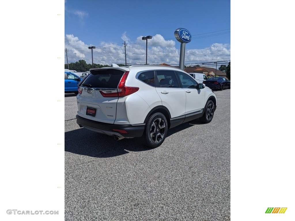 2018 CR-V Touring AWD - White Diamond Pearl / Black photo #12