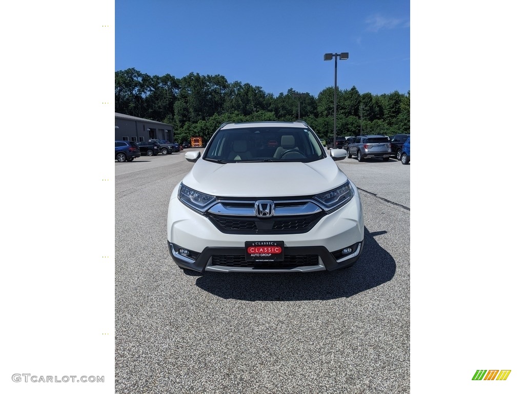 2018 CR-V Touring AWD - White Diamond Pearl / Black photo #15