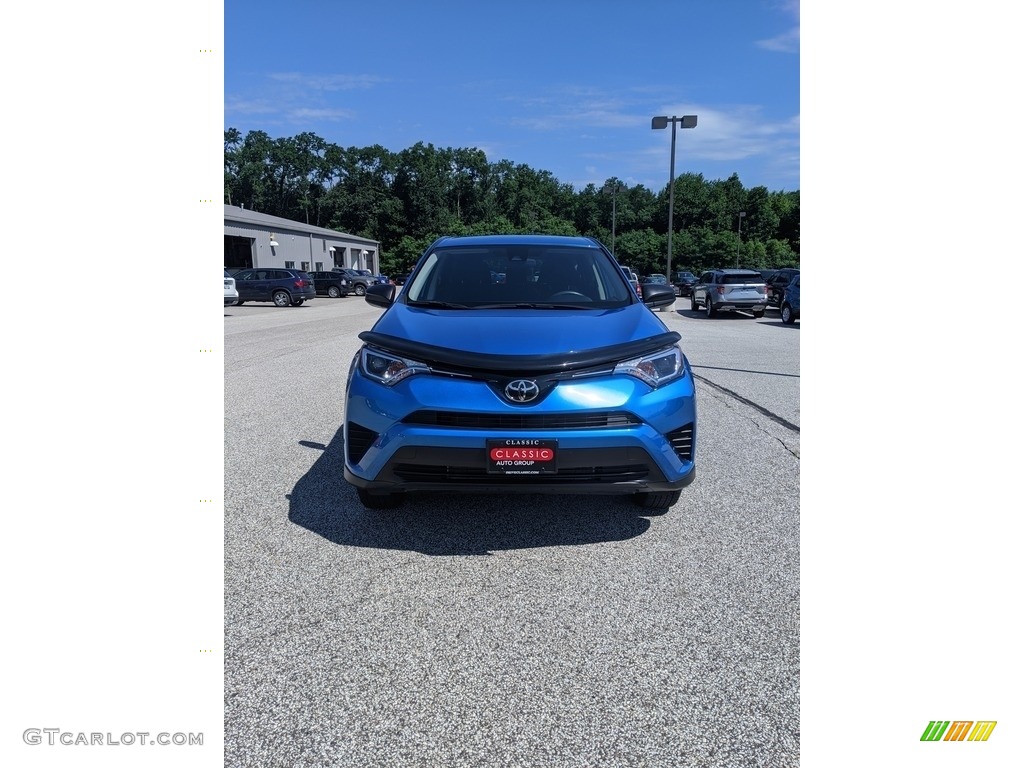 2018 RAV4 LE - Electric Storm Blue / Black photo #16