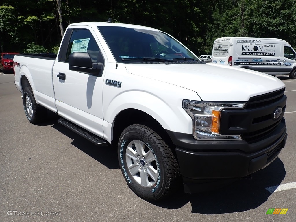 2020 F150 XL Regular Cab 4x4 - Oxford White / Medium Earth Gray photo #3