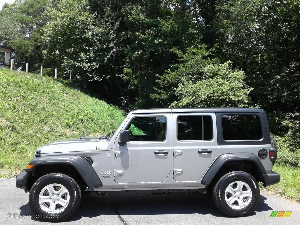 Billet Silver Metallic 2020 Jeep Wrangler Unlimited Sport 4x4 Exterior Photo #139013760