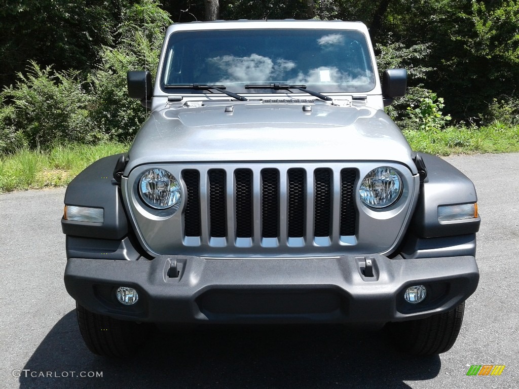 2020 Wrangler Unlimited Sport 4x4 - Billet Silver Metallic / Heritage Tan/Black photo #3