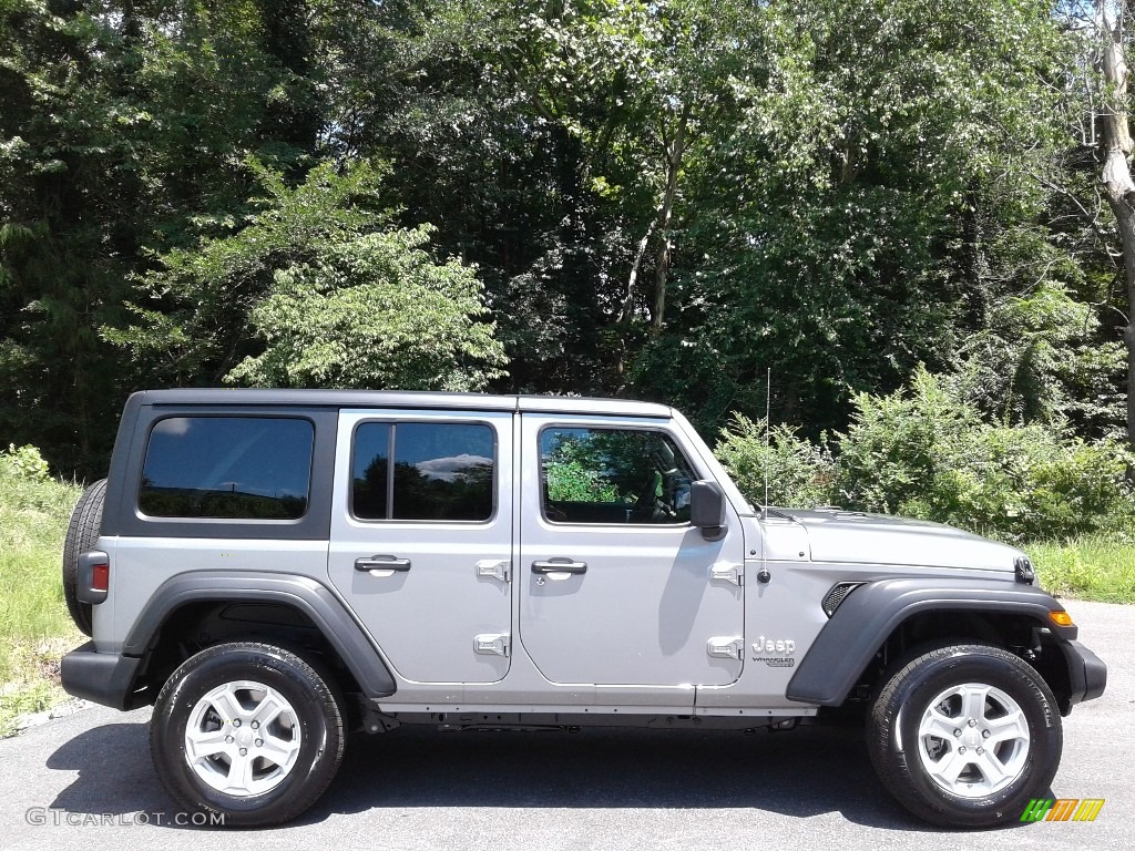 Billet Silver Metallic 2020 Jeep Wrangler Unlimited Sport 4x4 Exterior Photo #139013865