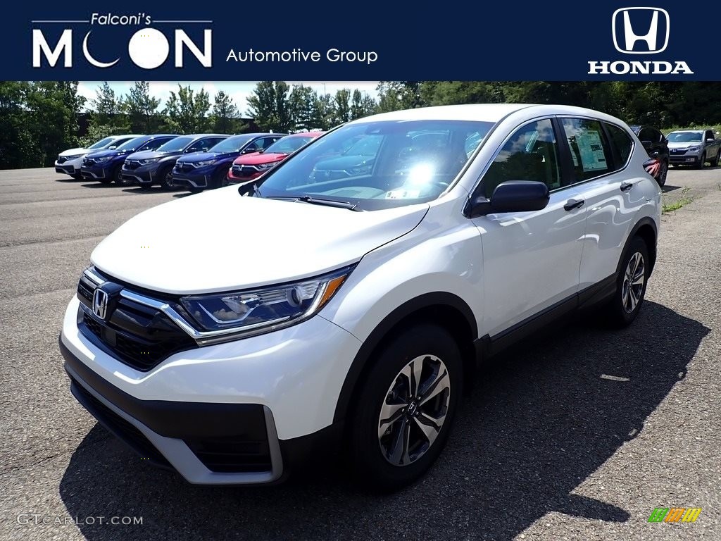 2020 CR-V LX AWD - Platinum White Pearl / Ivory photo #1