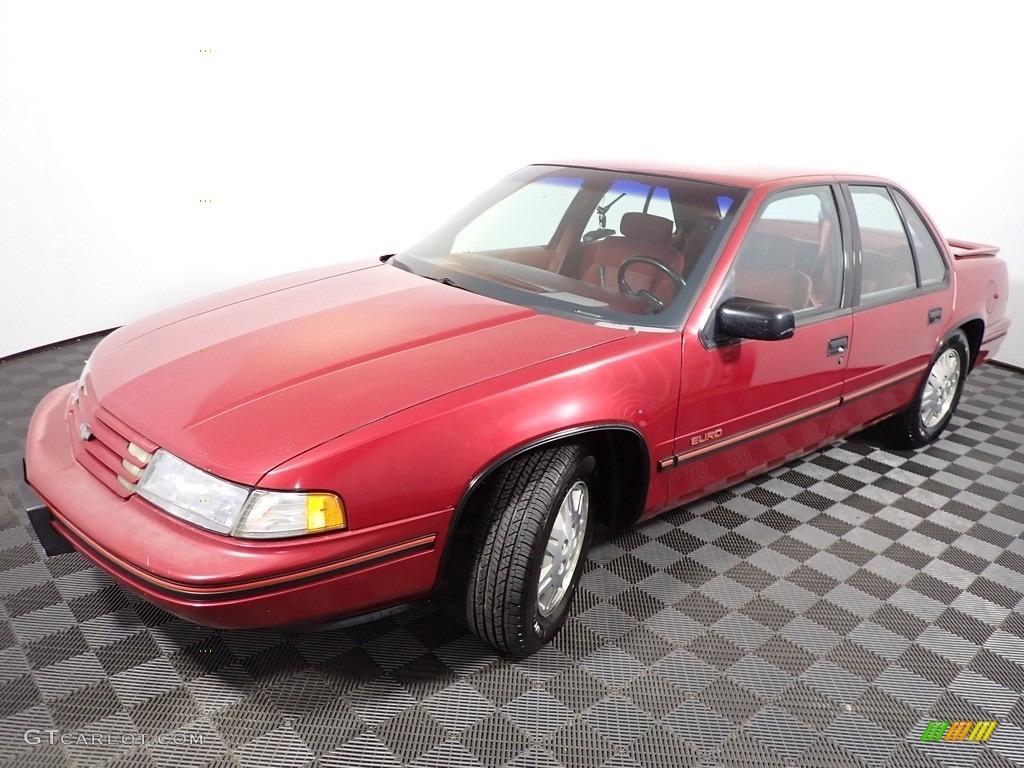 1992 Lumina Euro Sedan - Medium Garnet Red Metallic / Red photo #6