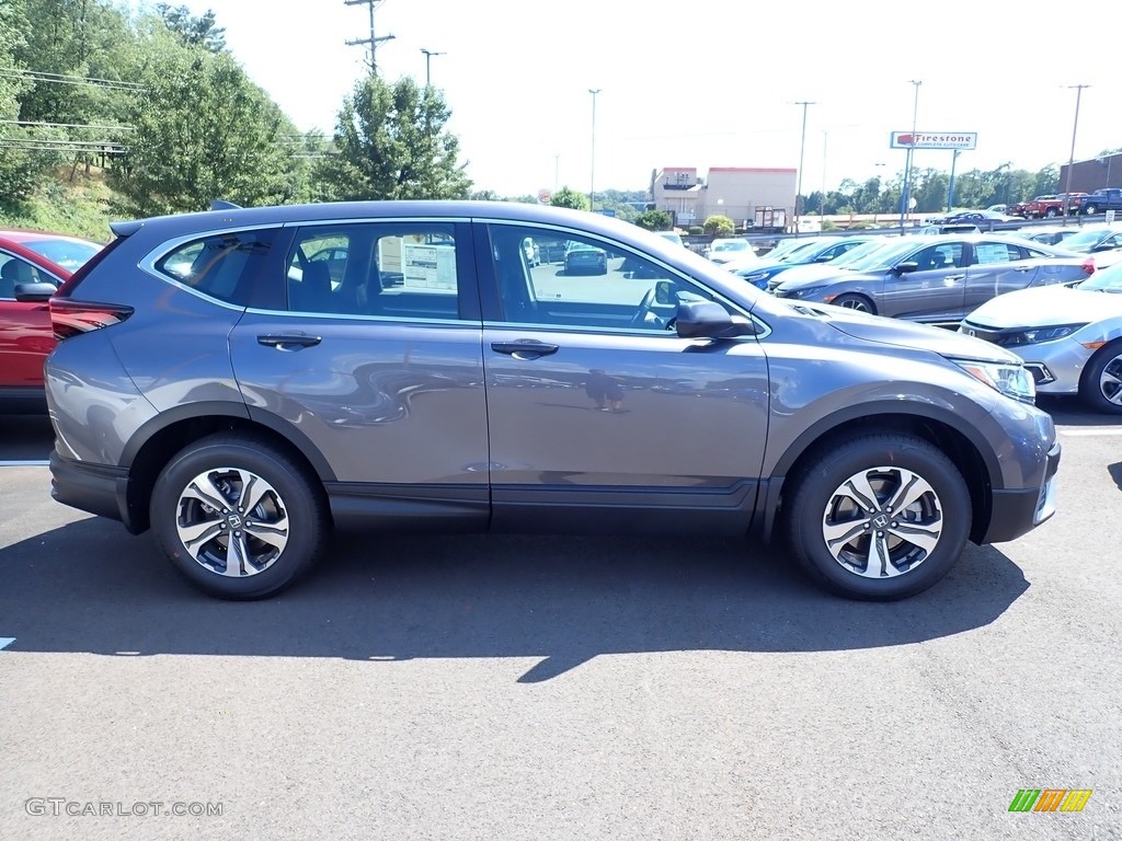 2020 CR-V LX AWD - Modern Steel Metallic / Black photo #7